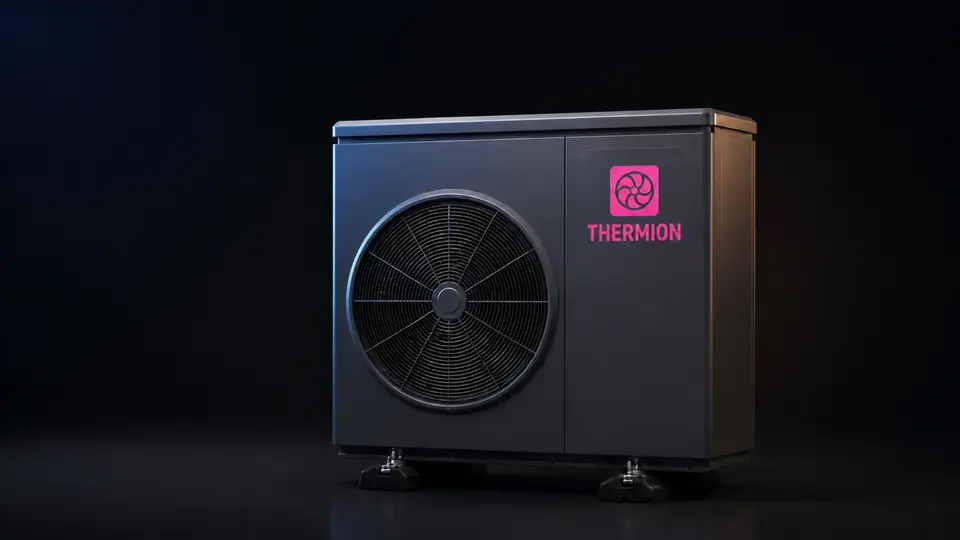 Thermion H9V1: Wärmepumpe mit einem Lüfter im Studio